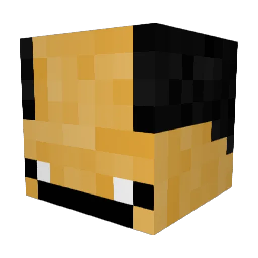 venicerats Minecraft avatar head, 3D render