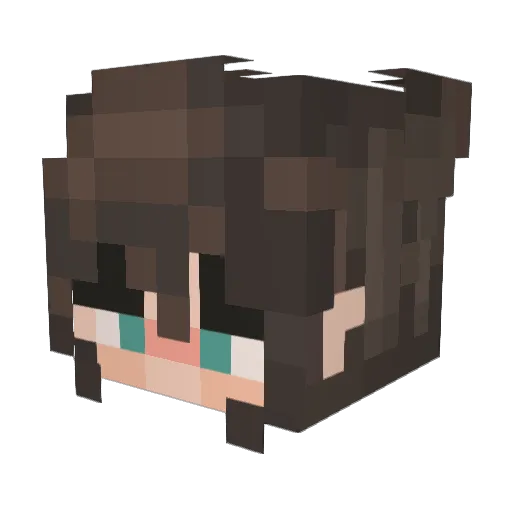 venlxx Minecraft avatar head, 3D render