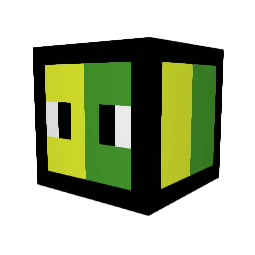vennerz Minecraft avatar head, 3D render