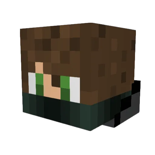 vennesat1234 Minecraft avatar head, 3D render