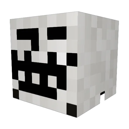 venomix2132 Minecraft avatar head, 3D render
