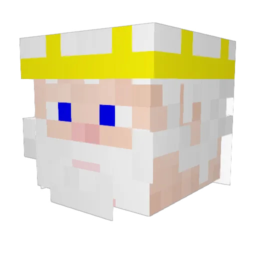 venompgo Minecraft avatar head, 3D render