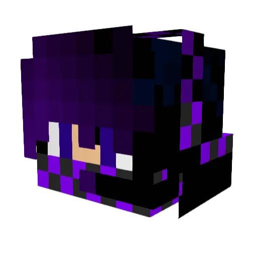 venonsiperman Minecraft avatar head, 3D render