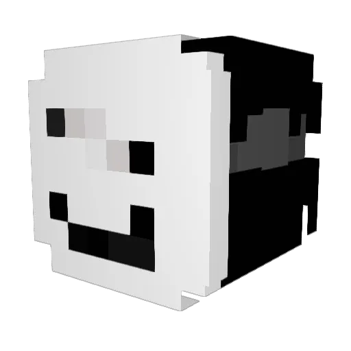 venorian Minecraft avatar head, 3D render