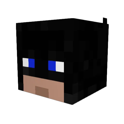 ventoX5 Minecraft avatar head, 3D render