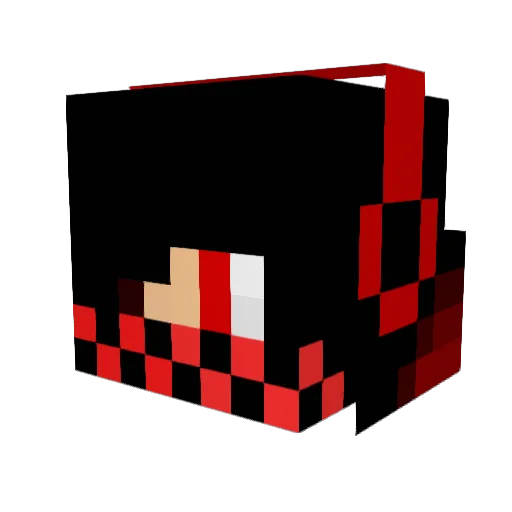 venum007 Minecraft avatar head, 3D render