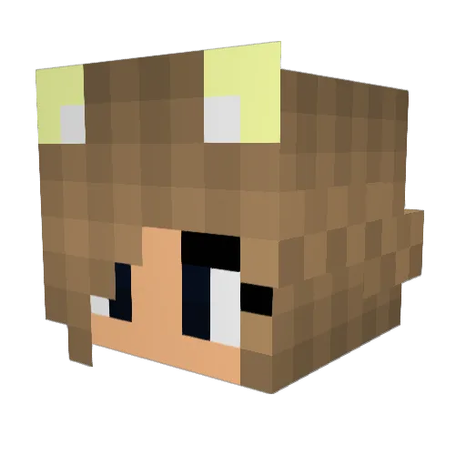 venusdiamond66 Minecraft avatar head, 3D render