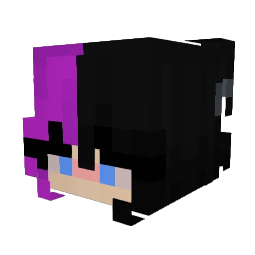 venusoria Minecraft avatar head, 3D render