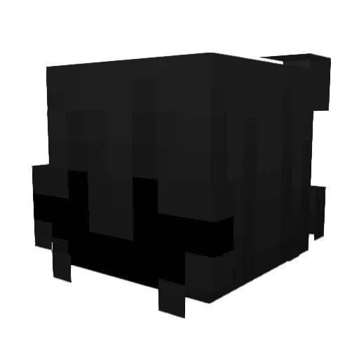 vepaii Minecraft avatar head, 3D render