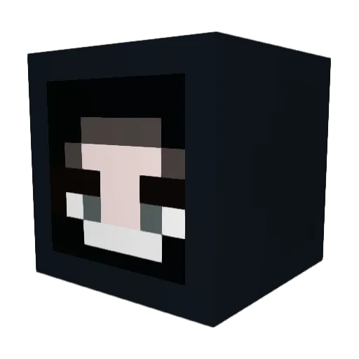 vepbr Minecraft avatar head, 3D render