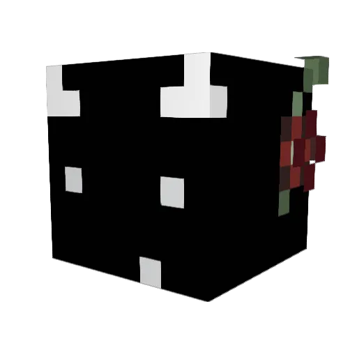 vepleno Minecraft avatar head, 3D render