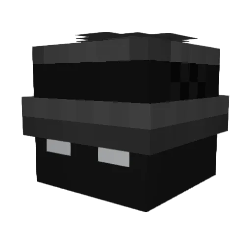 veq0 Minecraft avatar head, 3D render