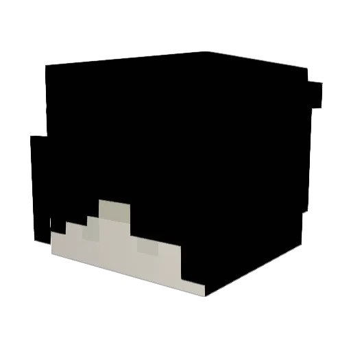 veqria Minecraft avatar head, 3D render