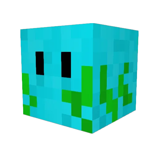 veramoment Minecraft avatar head, 3D render