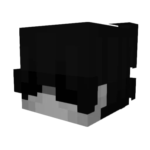 verandah Minecraft avatar head, 3D render