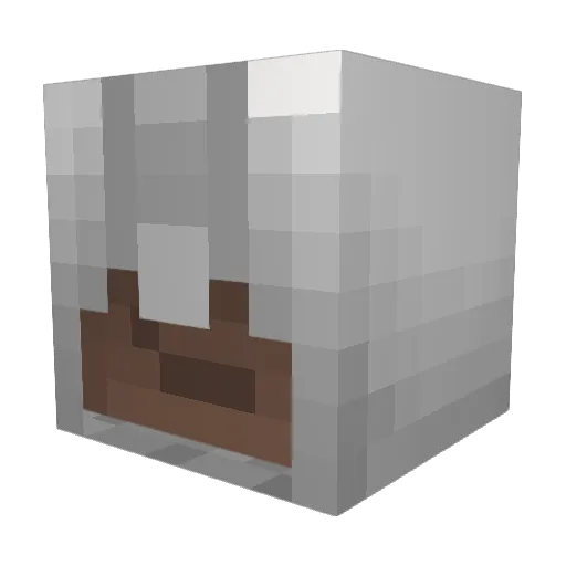 verasec Minecraft avatar head, 3D render