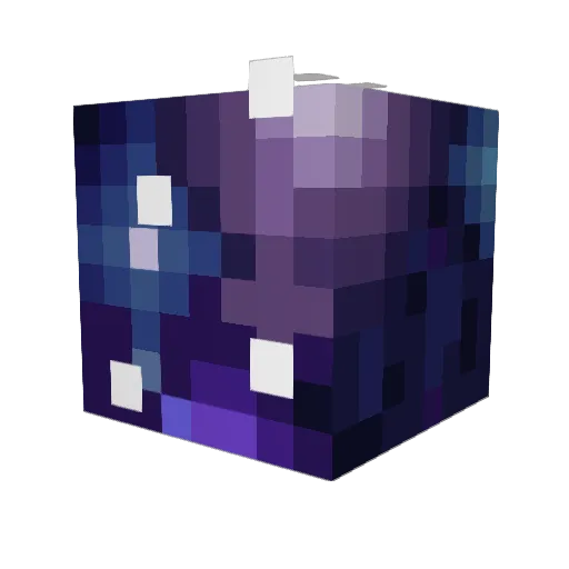 verbivorous Minecraft avatar head, 3D render