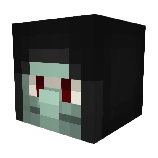 verbro Minecraft avatar head, 3D render