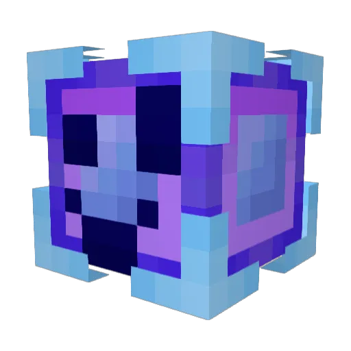 verdielias Minecraft avatar head, 3D render