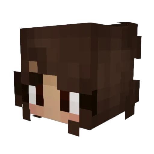 Minecraft-Avatar von verea: Kopf als 3D-Render