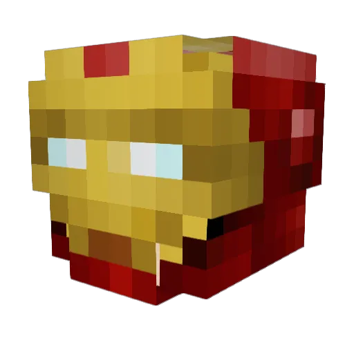 vergenussferkeln Minecraft avatar head, 3D render