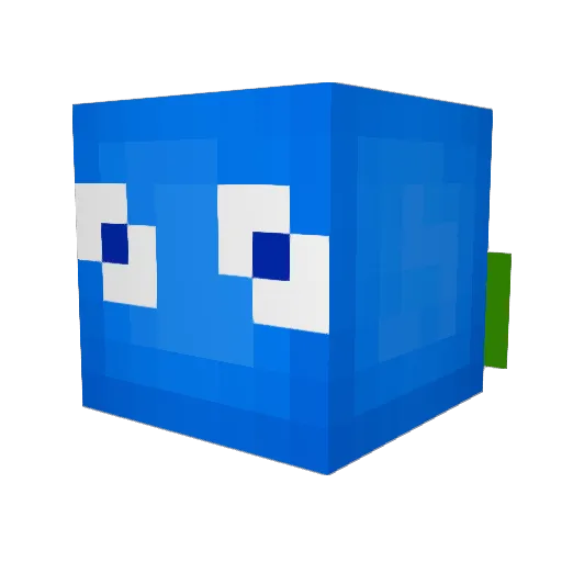 verizuun Minecraft avatar head, 3D render