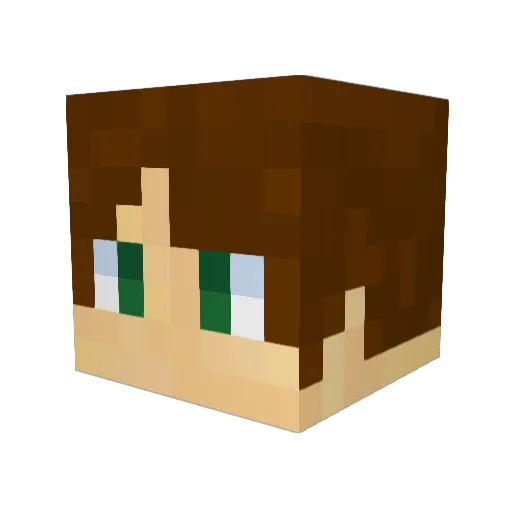 vernonweed420 Minecraft avatar head, 3D render
