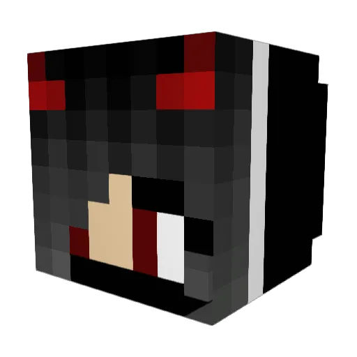 vero2207 Minecraft avatar head, 3D render