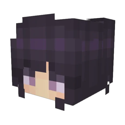 veronicatt Minecraft avatar head, 3D render