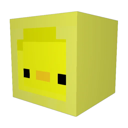 verp3nnt_07 Minecraft avatar head, 3D render