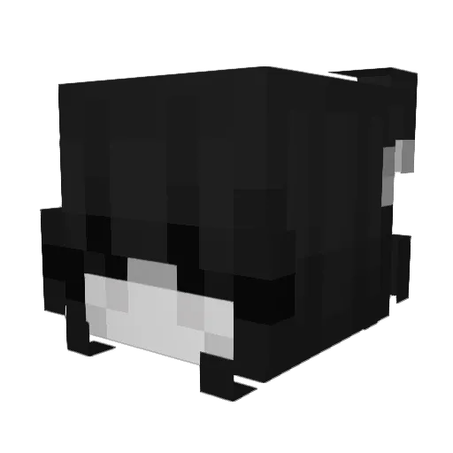 versacetears Minecraft avatar head, 3D render