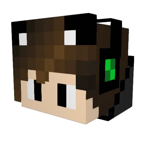 verschlepper24 Minecraft avatar head, 3D render
