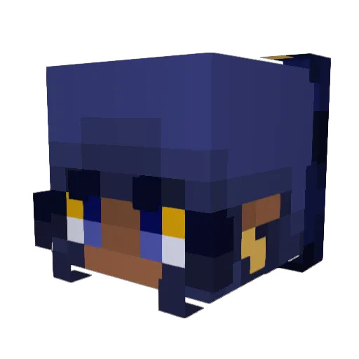 vertigospirit Minecraft avatar head, 3D render