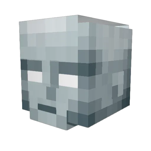 vertrixium Minecraft avatar head, 3D render