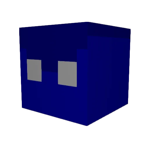 vertts78 Minecraft avatar head, 3D render
