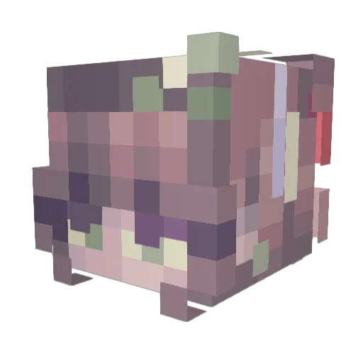 veruruzi54 Minecraft avatar head, 3D render