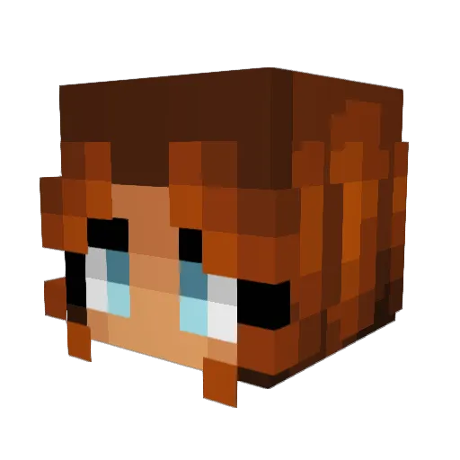 veruska112 Minecraft avatar head, 3D render