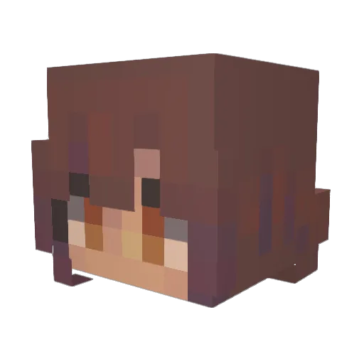 veryickynogood Minecraft avatar head, 3D render