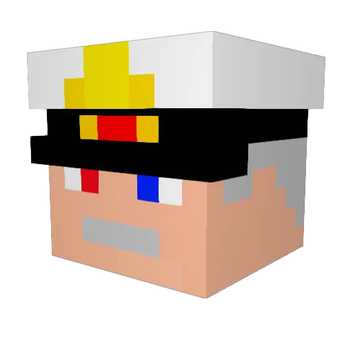 verymelon321 Minecraft avatar head, 3D render