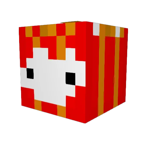verynice101 Minecraft avatar head, 3D render