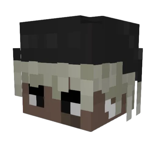 verziak Minecraft avatar head, 3D render