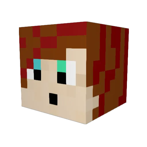 vescalante17 Minecraft avatar head, 3D render