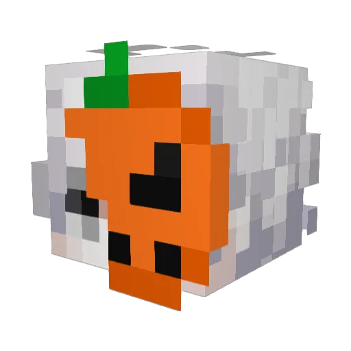 vescay Minecraft avatar head, 3D render