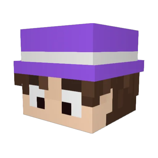 veskovitsh Minecraft avatar head, 3D render