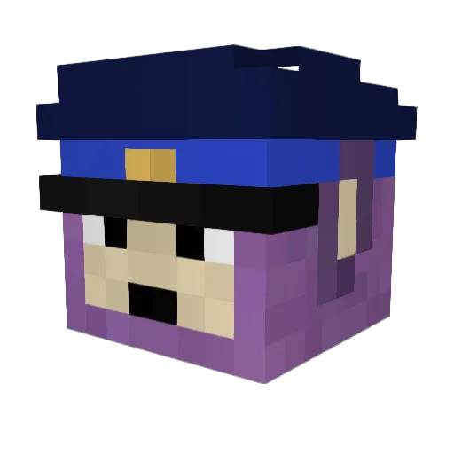vespertino09 Minecraft avatar head, 3D render