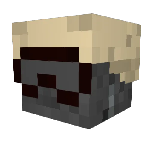 vespo111 Minecraft avatar head, 3D render