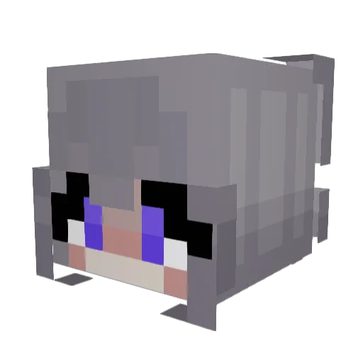 vestinia Minecraft avatar head, 3D render