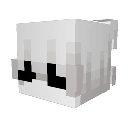 vestv Minecraft avatar head, 3D render