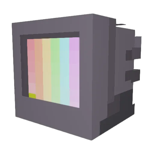 vet496 Minecraft avatar head, 3D render