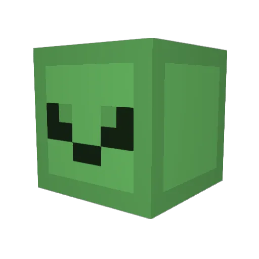 vetements_ Minecraft avatar head, 3D render